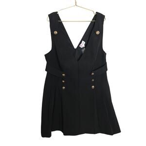 L'ATISTE by Amy Black Sleeveless Mini Dress Plus Size 1X